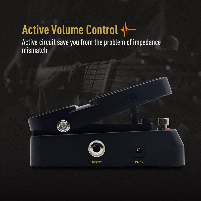 SONICAKE Active Volume & Wah Pedal, Mini 2 in 1 Combo Electric Guitar Effect Pedal with Wah Wah Active Volume Control - VolWah - Image 3